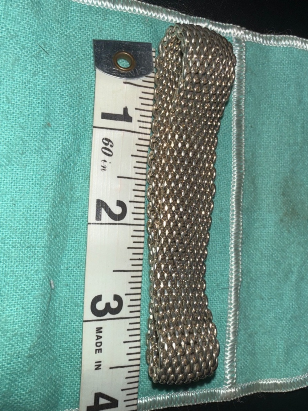 Tiffany & Co. Somerset Silver 925 Mesh Bracelet - Picture 3 of 3